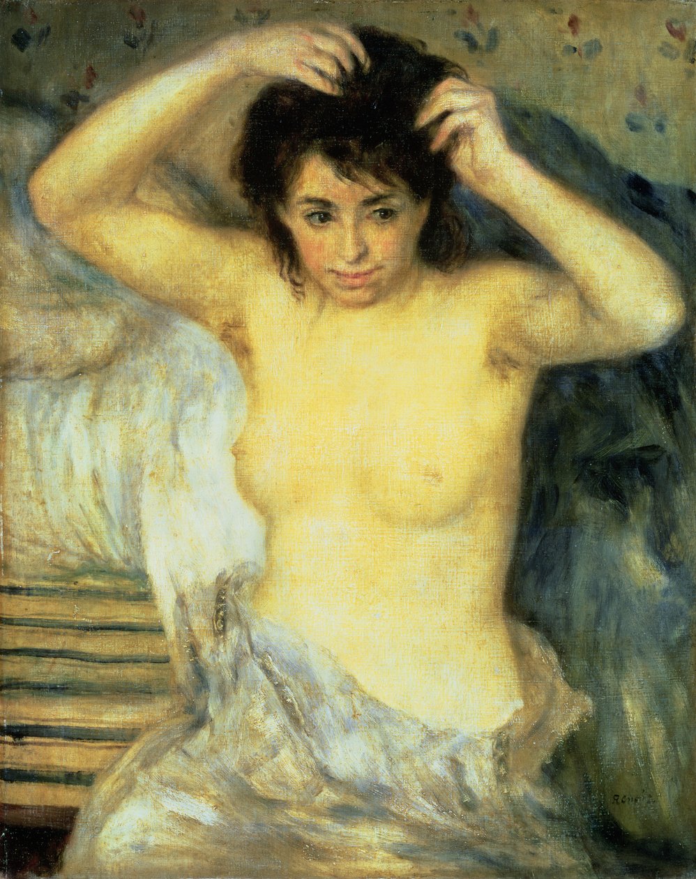 Tułów, czyli przed kąpielą, ok. 1873-75 (olej na płótnie) autorstwa Pierre Auguste Renoir