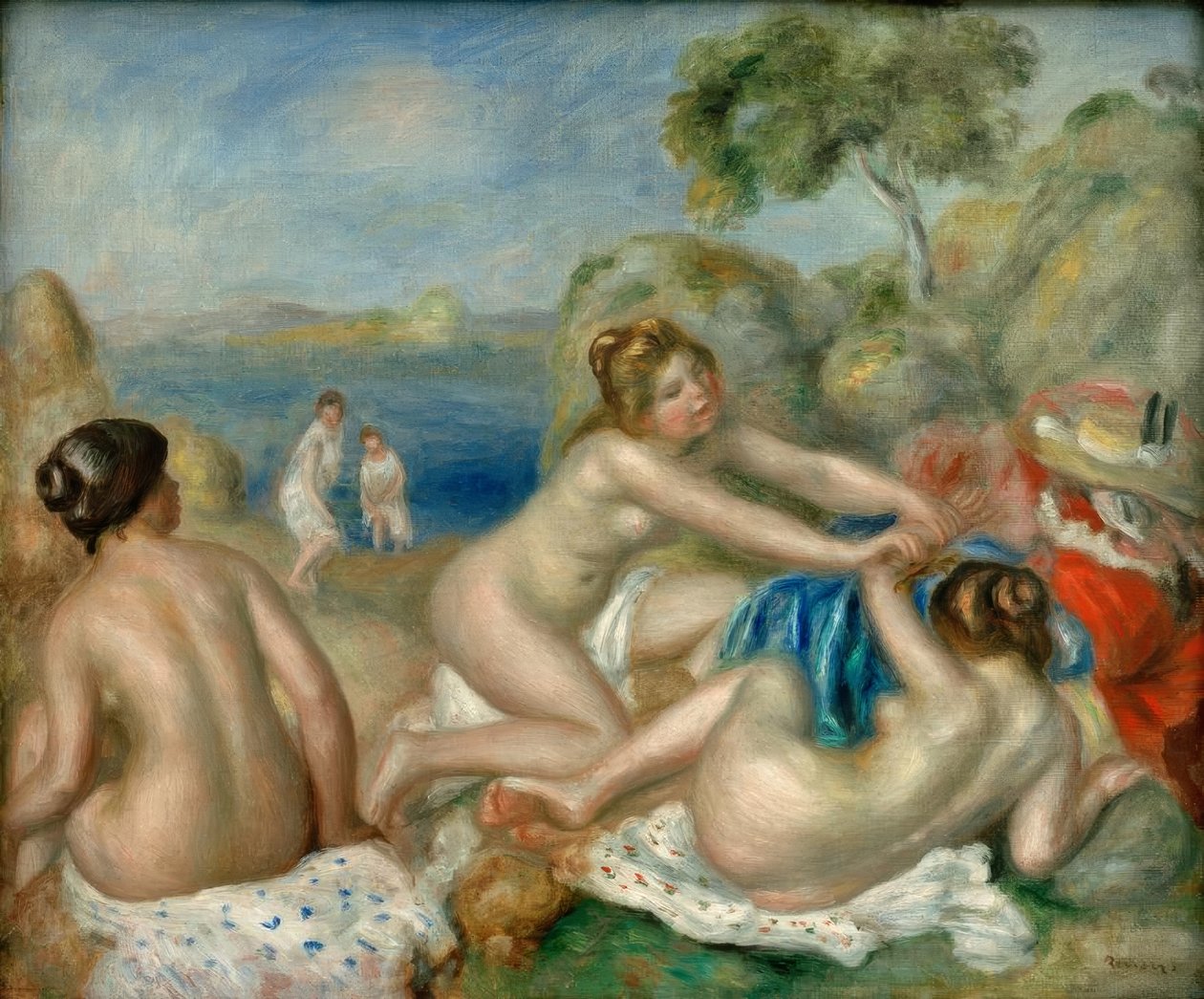 Trzech krabów autorstwa Pierre Auguste Renoir
