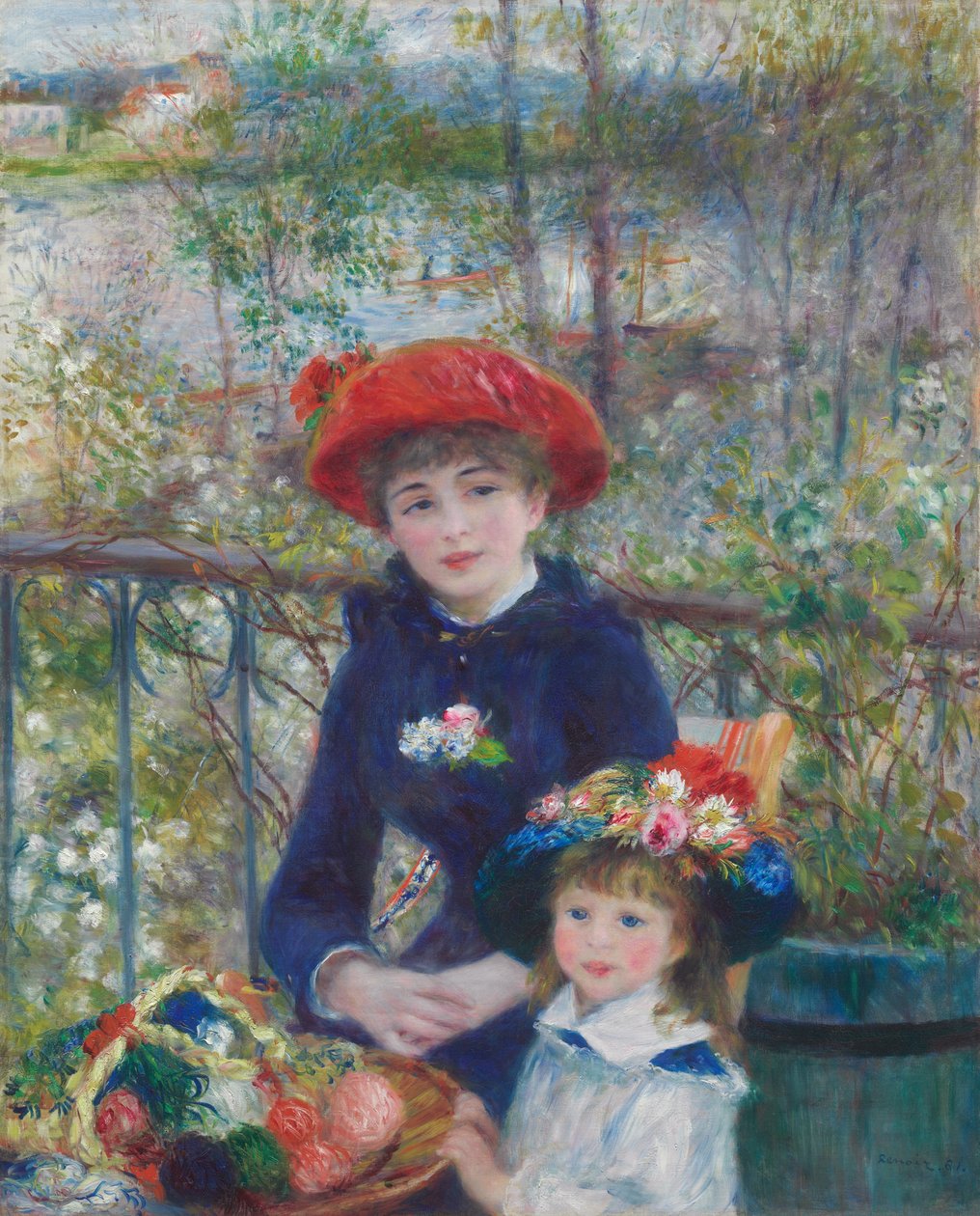 Dwie siostry (na tarasie) autorstwa Pierre Auguste Renoir