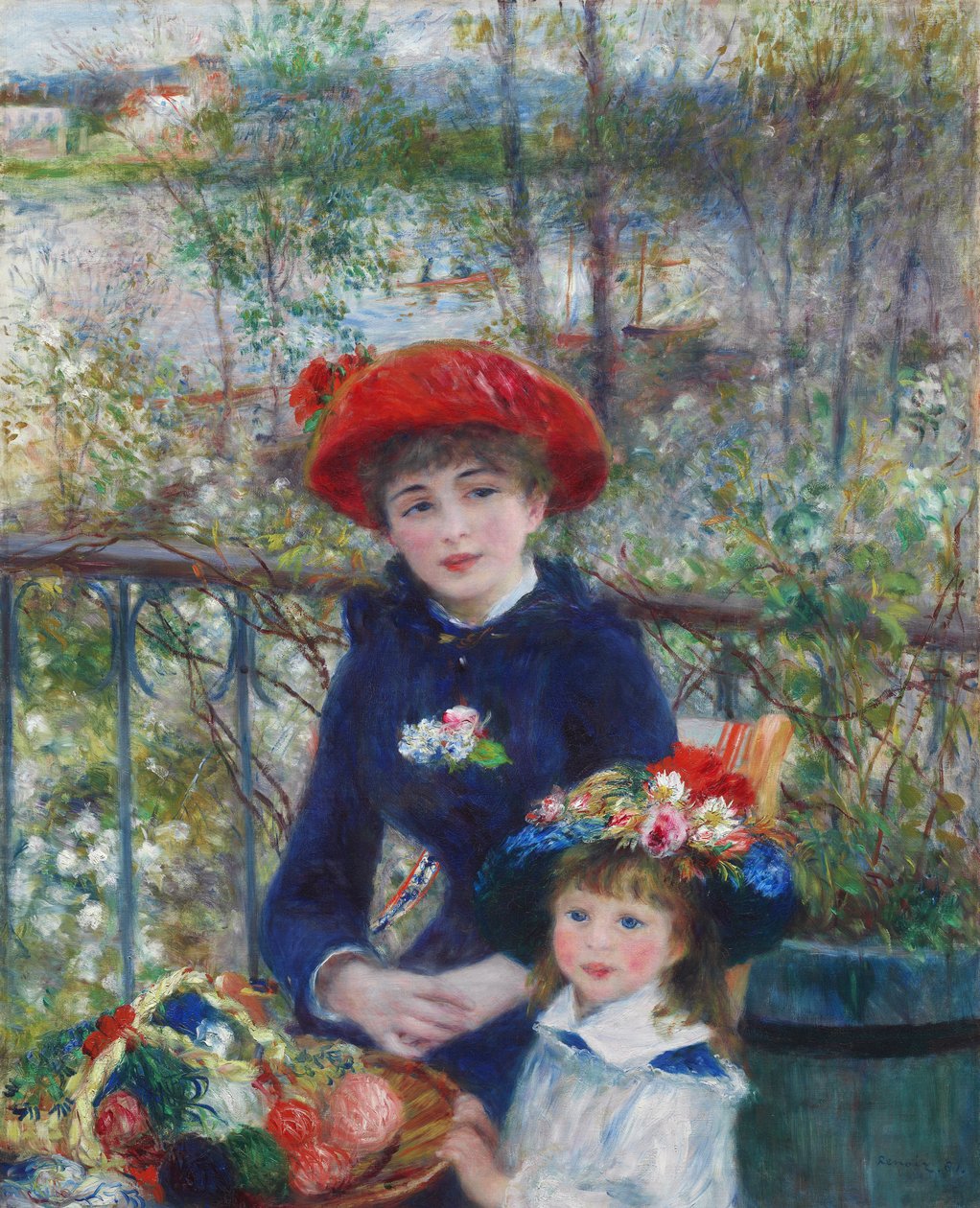 Dwie siostry (na tarasie) autorstwa Pierre Auguste Renoir