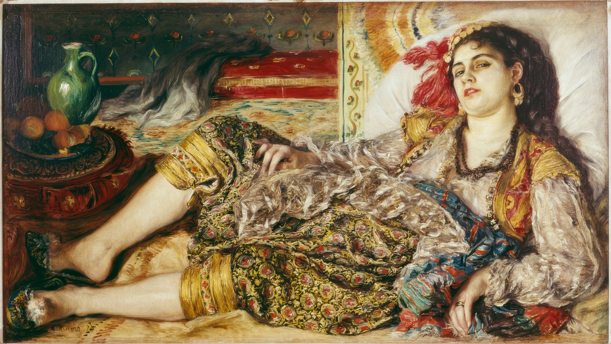 Kobieta z Algieru autorstwa Pierre Auguste Renoir