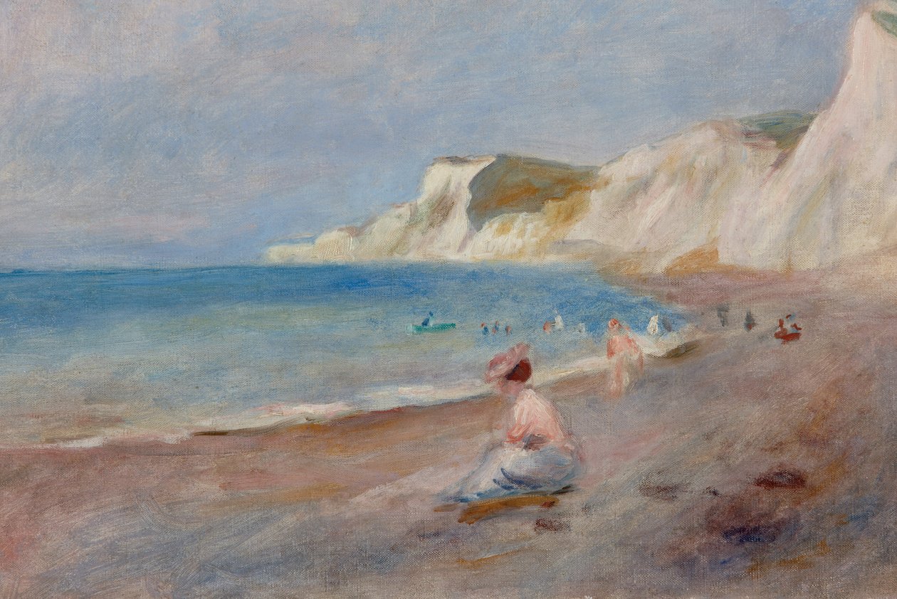 Plaża Varengeville; Plaża Varengeville, ok. 1930 r. 1880 autorstwa Pierre Auguste Renoir