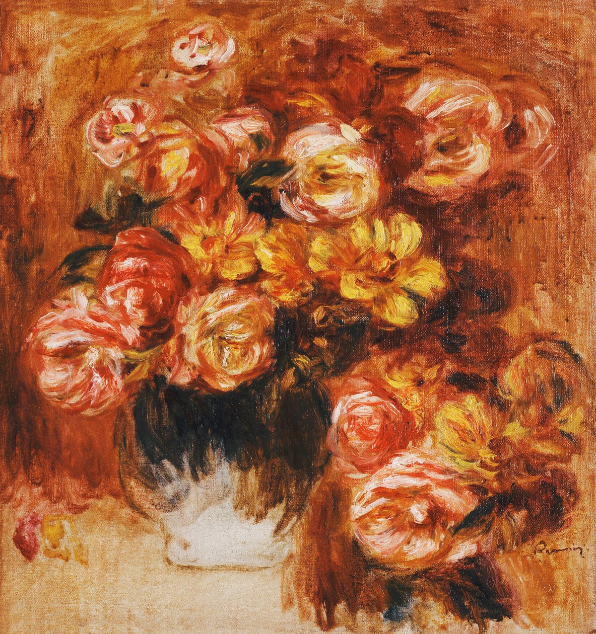 Wazon Róż; Wazon Róż, autorstwa Pierre Auguste Renoir