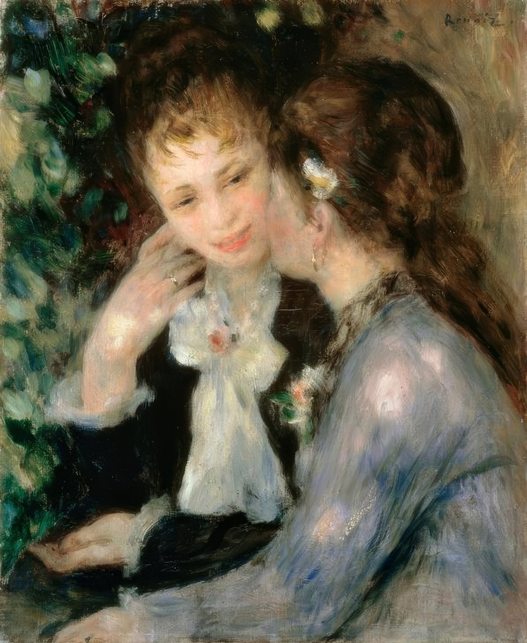 Poufne rozmowy autorstwa Pierre Auguste Renoir