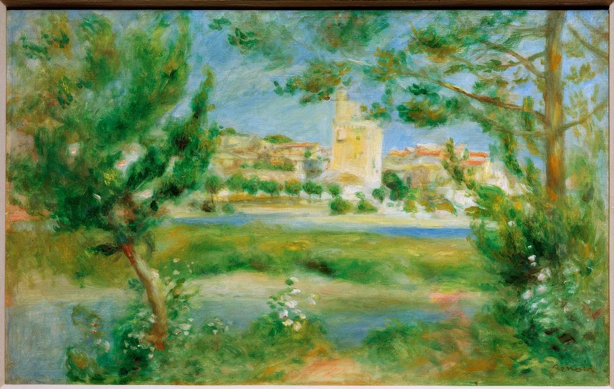 Villeneuveles-Awinion autorstwa Pierre Auguste Renoir