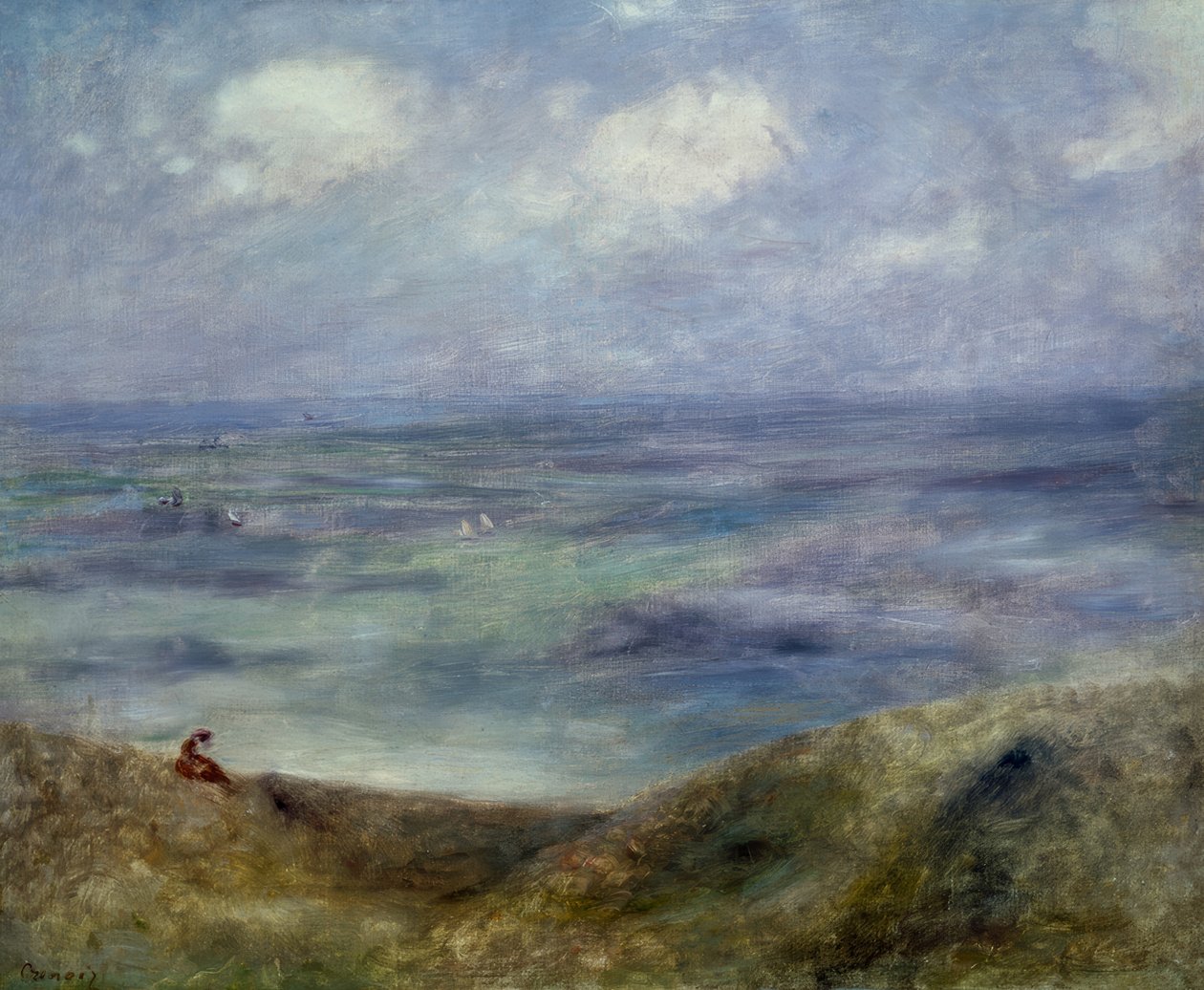 widok na morze, Guernsey autorstwa Pierre Auguste Renoir