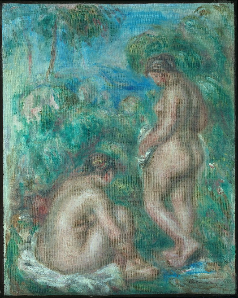 Kobieta w kąpieli autorstwa Pierre Auguste Renoir
