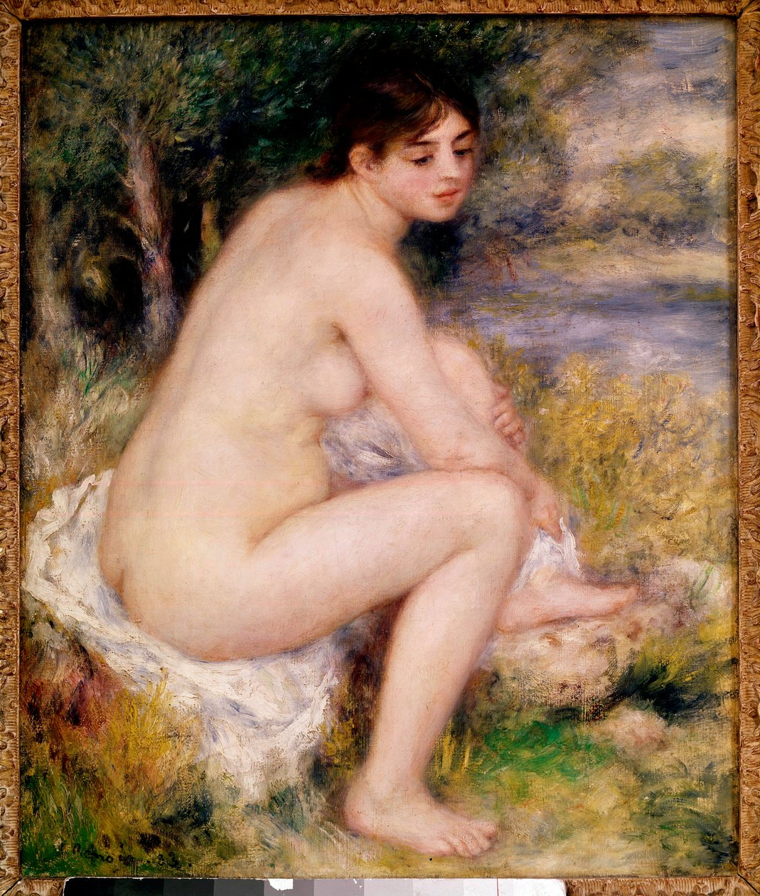 Akt kobiety w pejzażu Malowidło Pierre Auguste Renoir (1841-1919) 1883 Paryż, Musee d