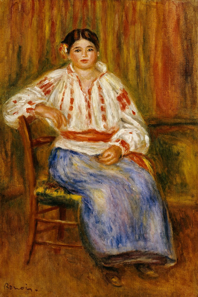 Młody Rumun, 1914 autorstwa Pierre Auguste Renoir