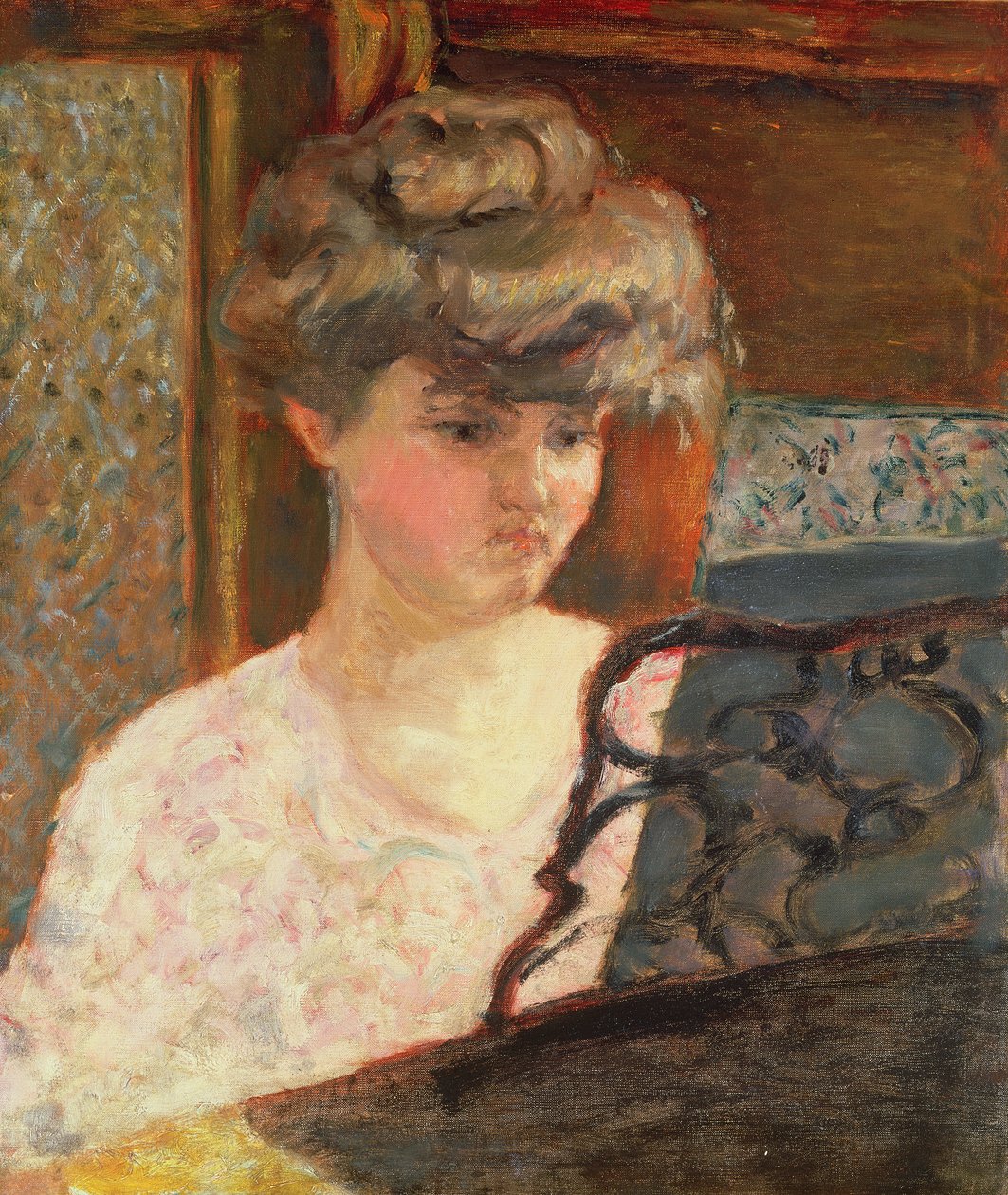 Przy fortepianie, 1902 autorstwa Pierre Bonnard