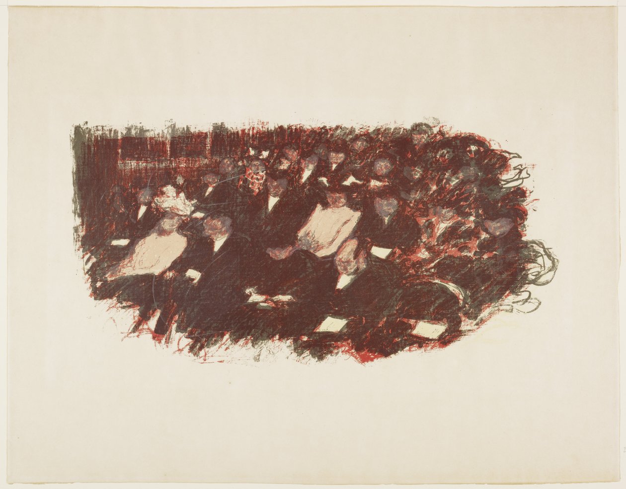 Teatr Au, ok. godz. 1897-1898 (opublikowany 1899) autorstwa Pierre Bonnard