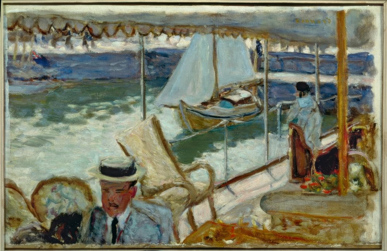 Na jachcie autorstwa Pierre Bonnard