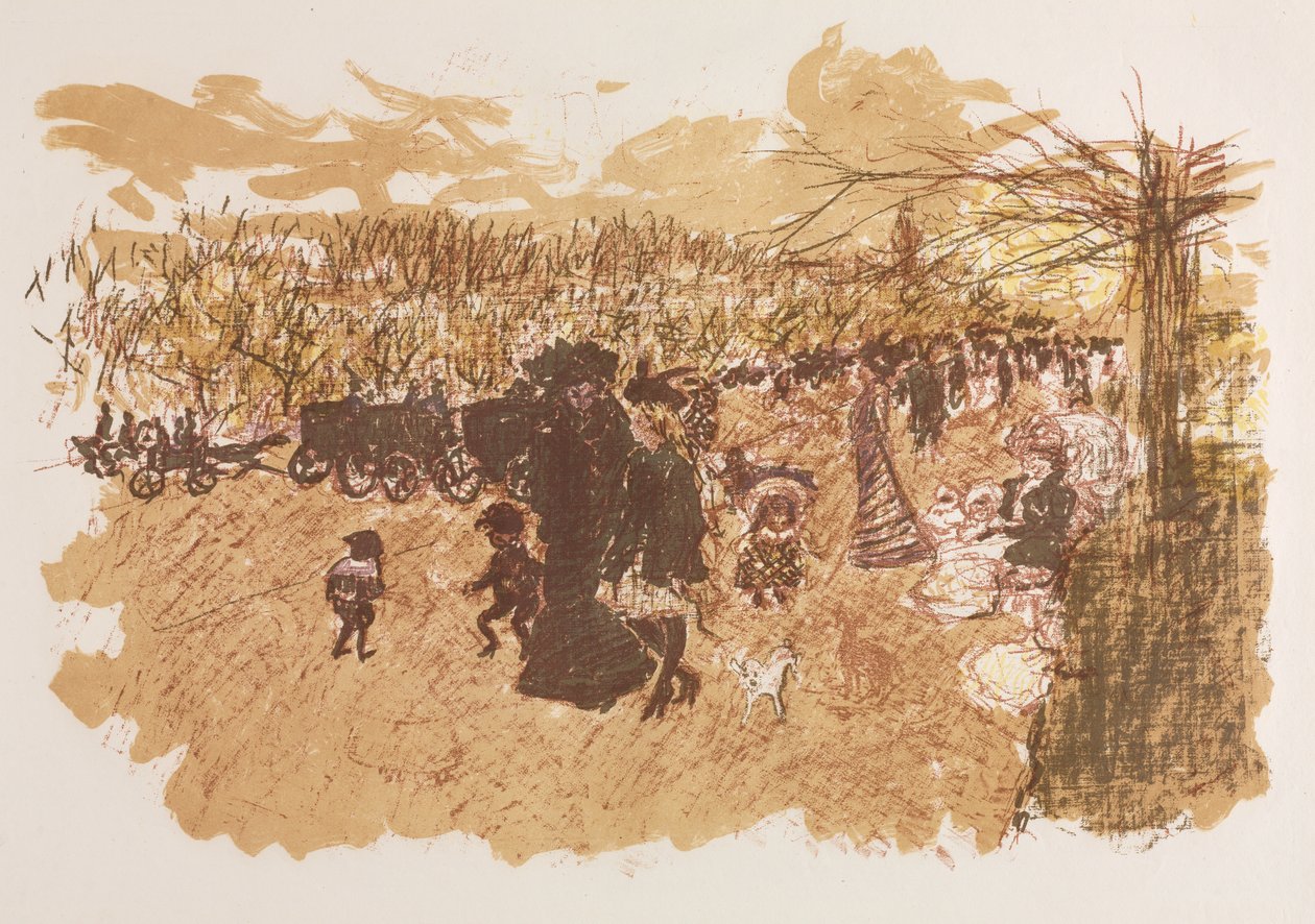 Aleja Lasku Bulońskiego autorstwa Pierre Bonnard