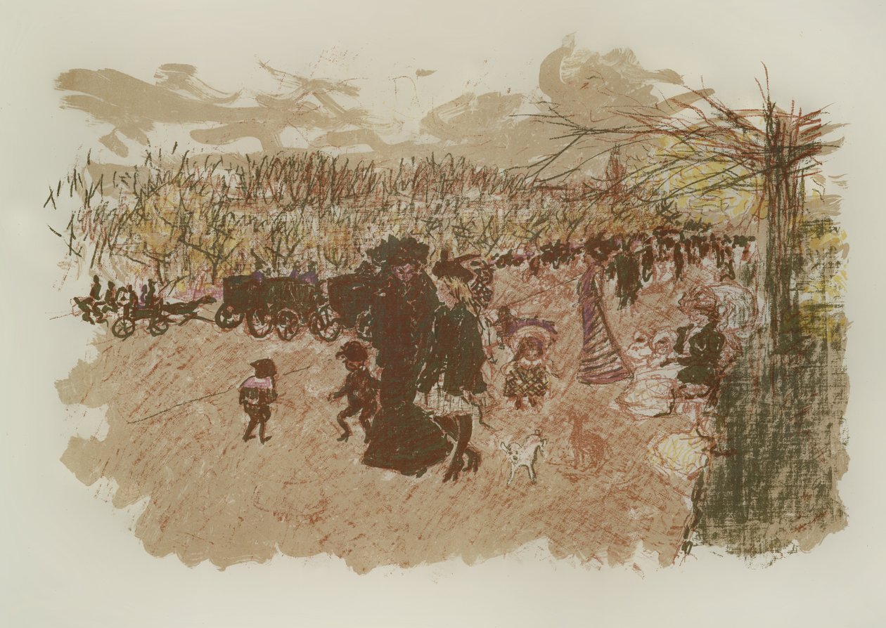Aleja w Bois de Boulogne, 198999 autorstwa Pierre Bonnard