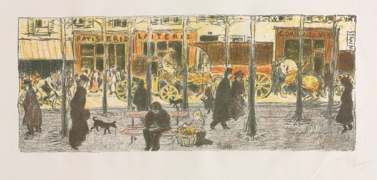 Bulwar autorstwa Pierre Bonnard