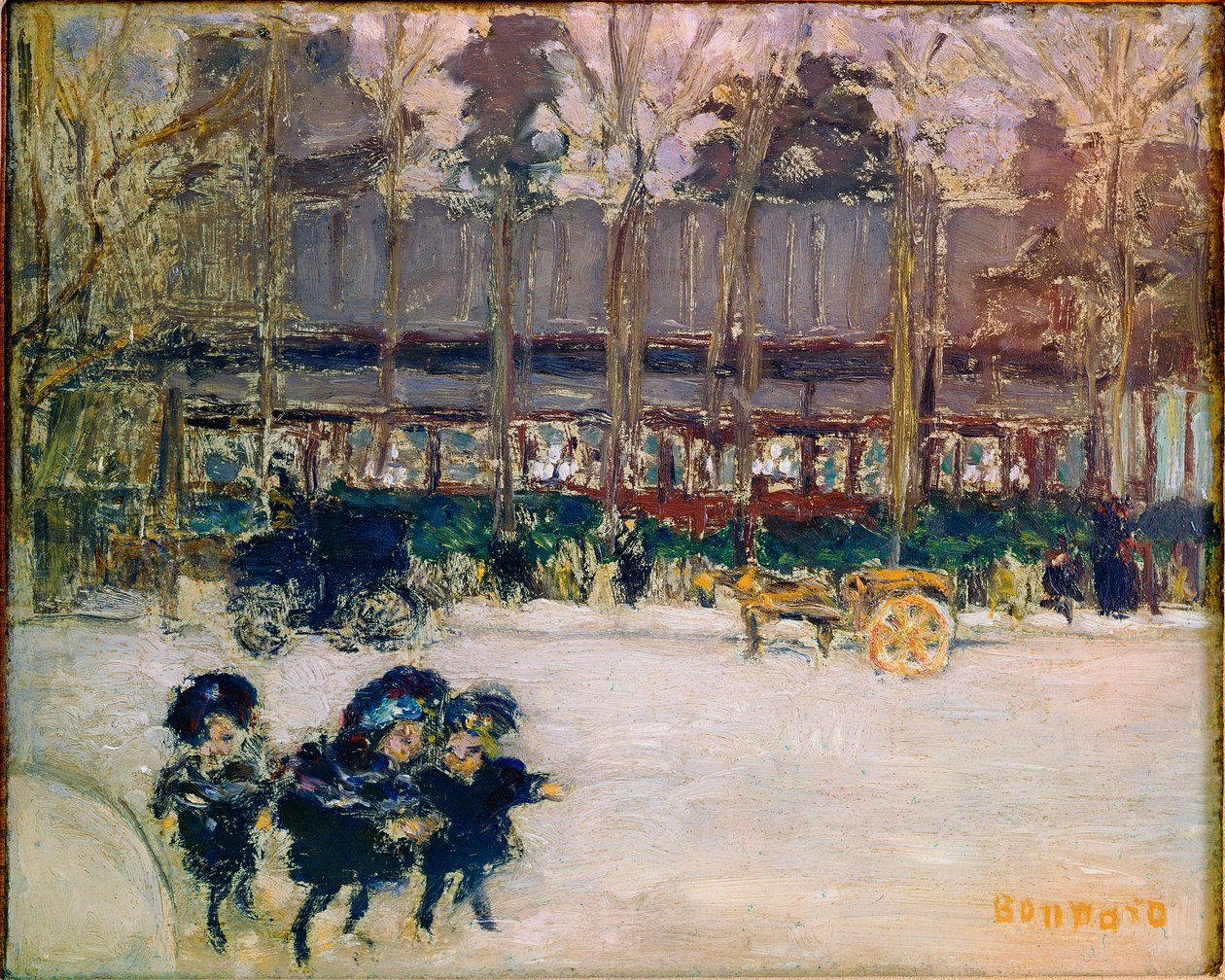 Boulevard de Clichy, troje dzieci Obraz Pierre