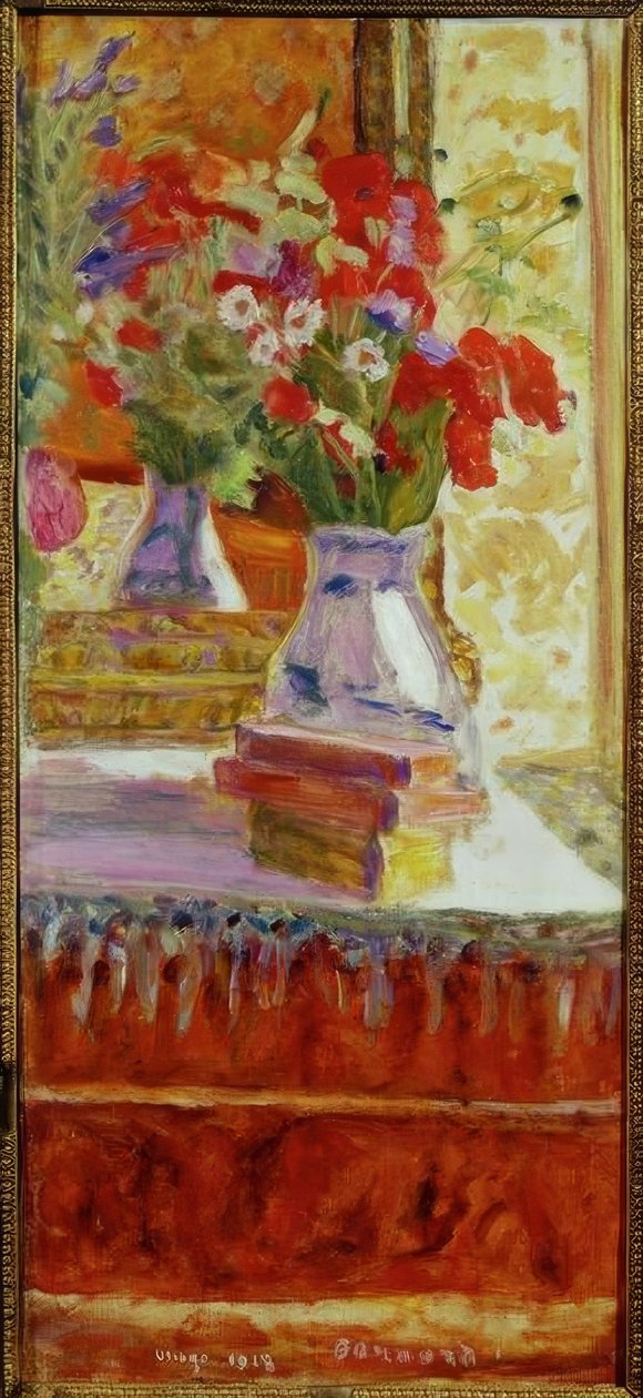 Bukiet maków autorstwa Pierre Bonnard