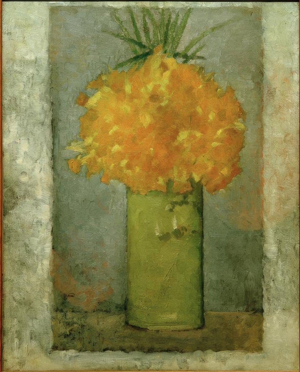 Bukiet żonkili (żonkile w zielonej doniczce) autorstwa Pierre Bonnard