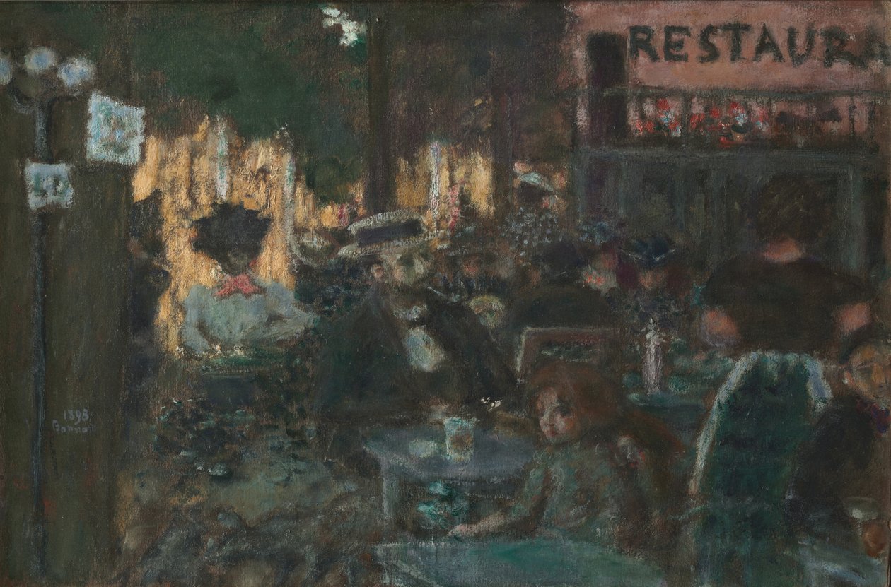 Taras kawiarni autorstwa Pierre Bonnard