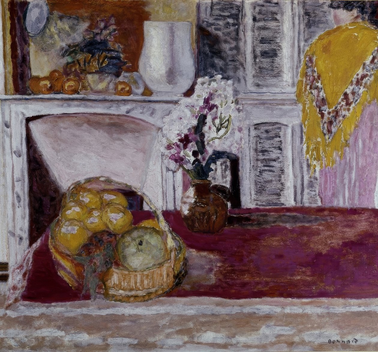 Jadalnia w Le Cannet autorstwa Pierre Bonnard