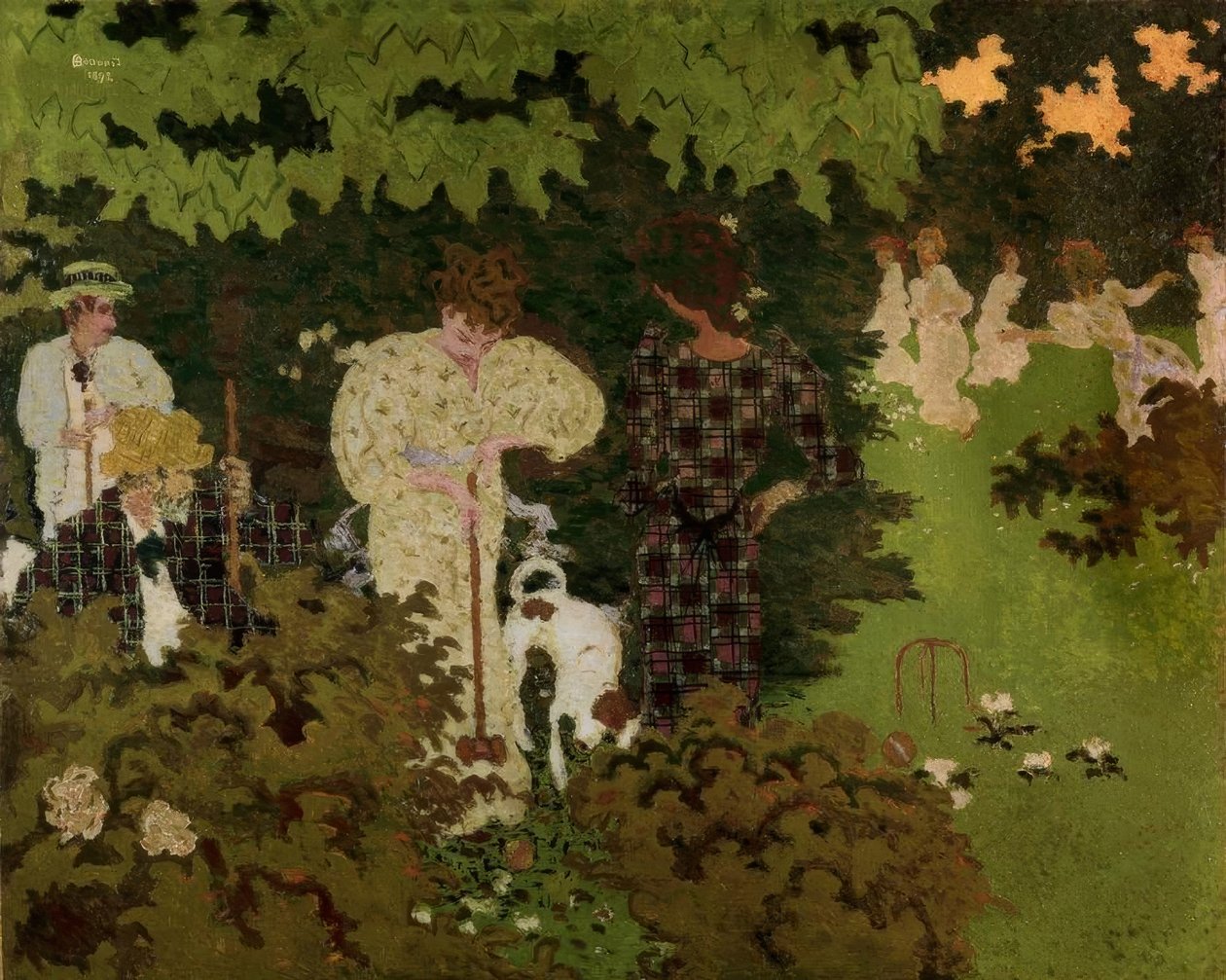 Zmierzch czy Krokiet autorstwa Pierre Bonnard