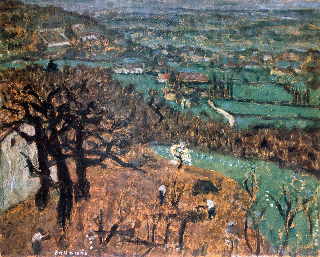 Krajobraz Dauphine, c1899. autorstwa Pierre Bonnard