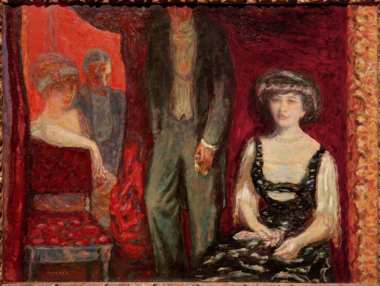 Loża, państwo Josse i Gaston Bernheim-Jeune autorstwa Pierre Bonnard