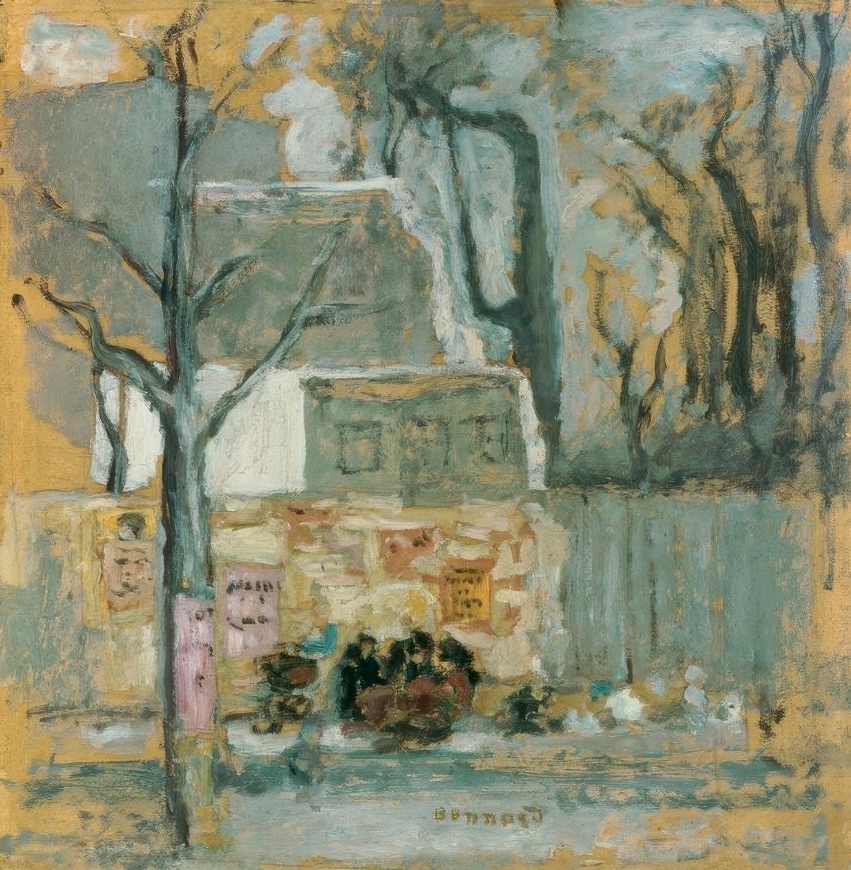 Zakątek w Paryżu autorstwa Pierre Bonnard