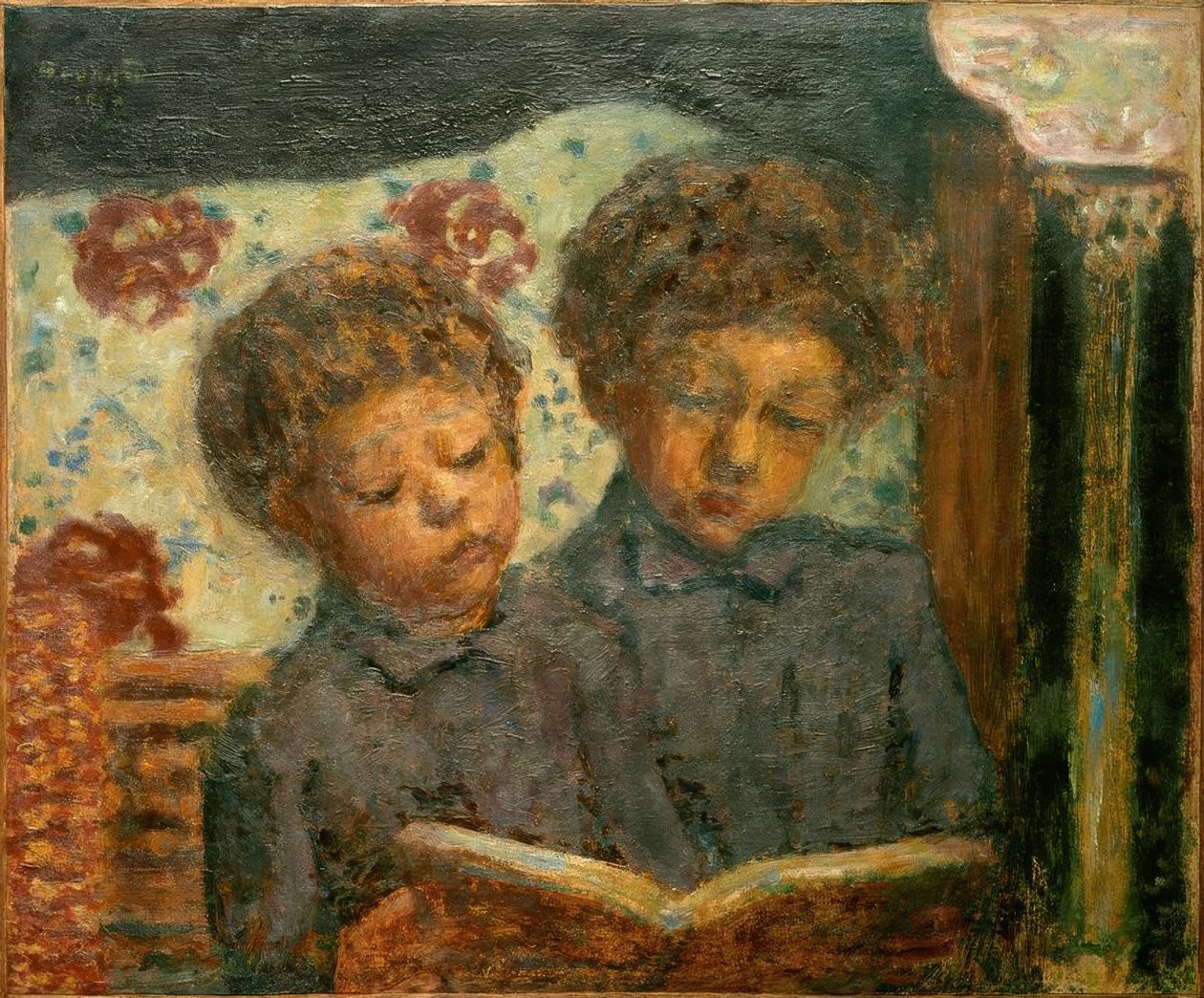 Dzieci czytające (Charles i Jean Terrasse autorstwa Pierre Bonnard