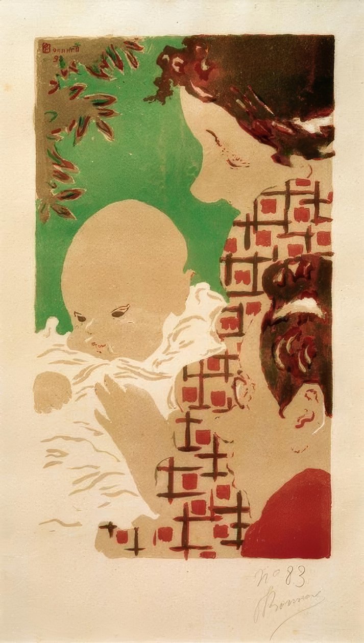 Scena rodzinna autorstwa Pierre Bonnard