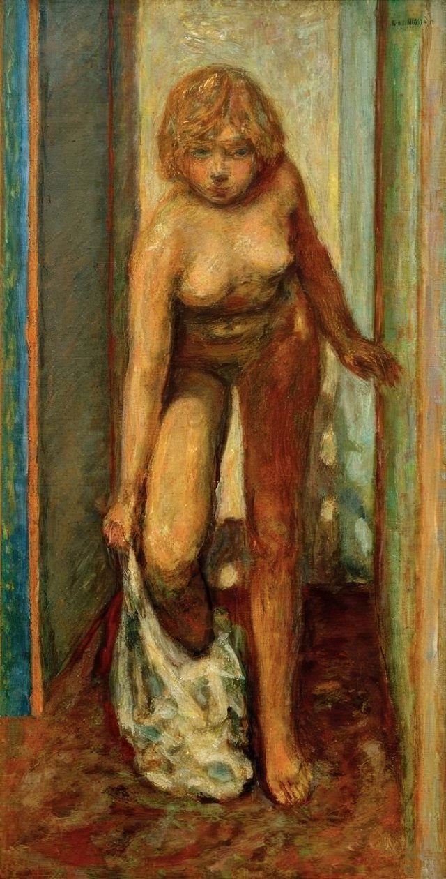 Femme se déshabillant (Szukam rozbierania kobiety) autorstwa Pierre Bonnard