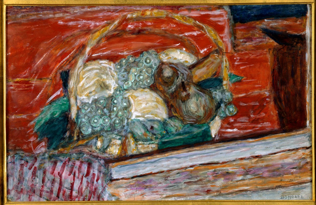 Kosz z owocami - 1935 autorstwa Pierre Bonnard