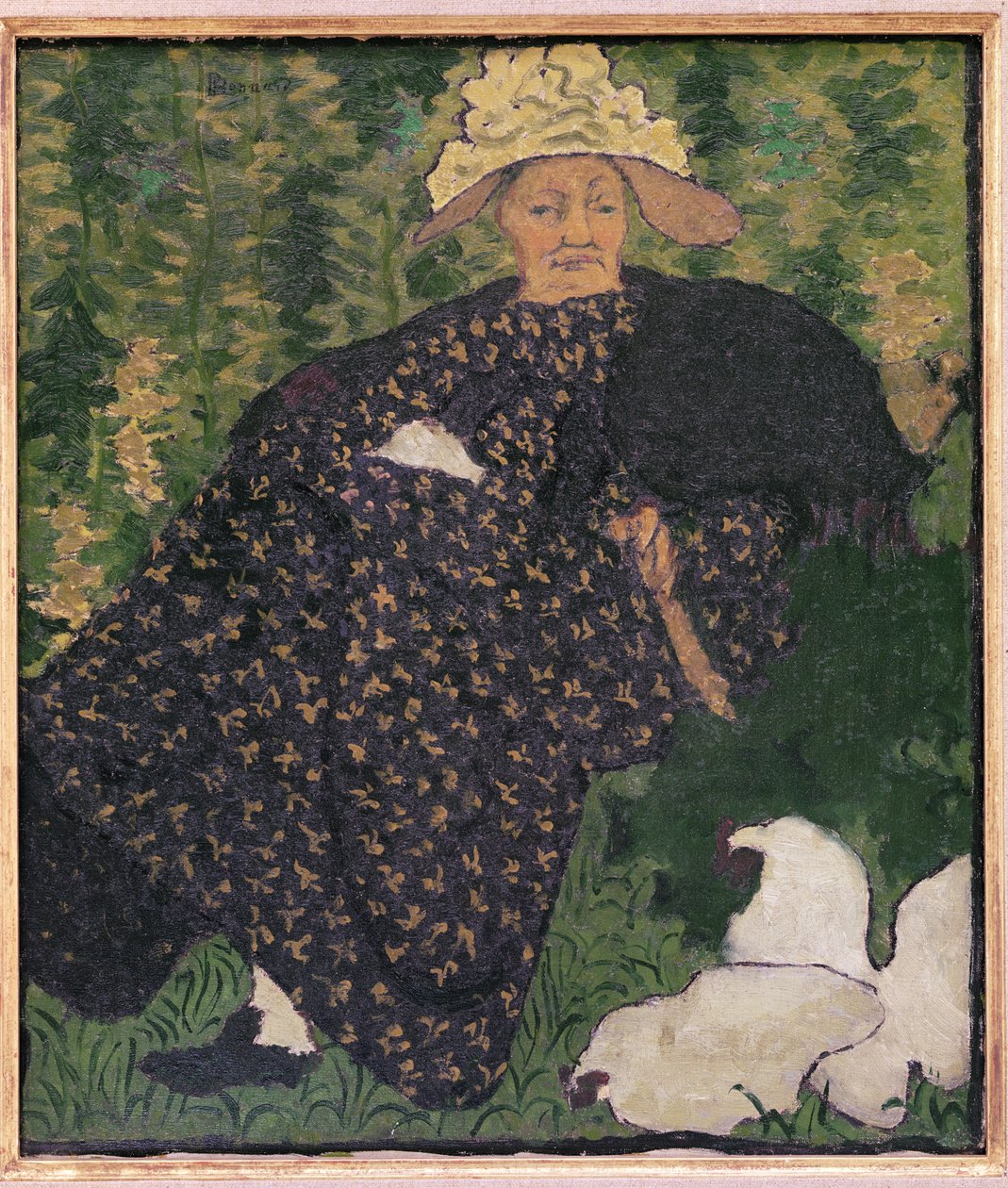 Babcia z Kurczakami, 1890 autorstwa Pierre Bonnard
