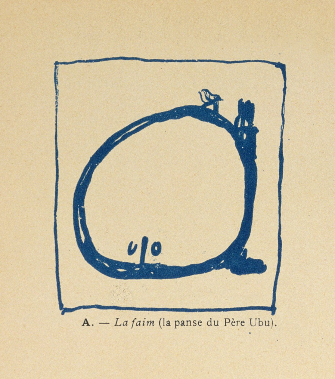 Głód - premiera Pere Ubu, z alfabetu Pere Ubu, 1900 autorstwa Pierre Bonnard