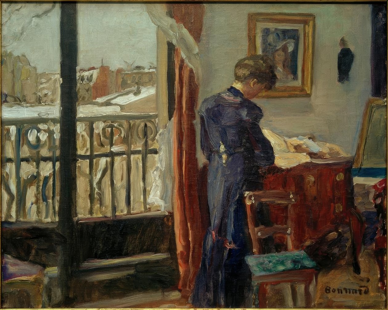 Zimowy dzień autorstwa Pierre Bonnard