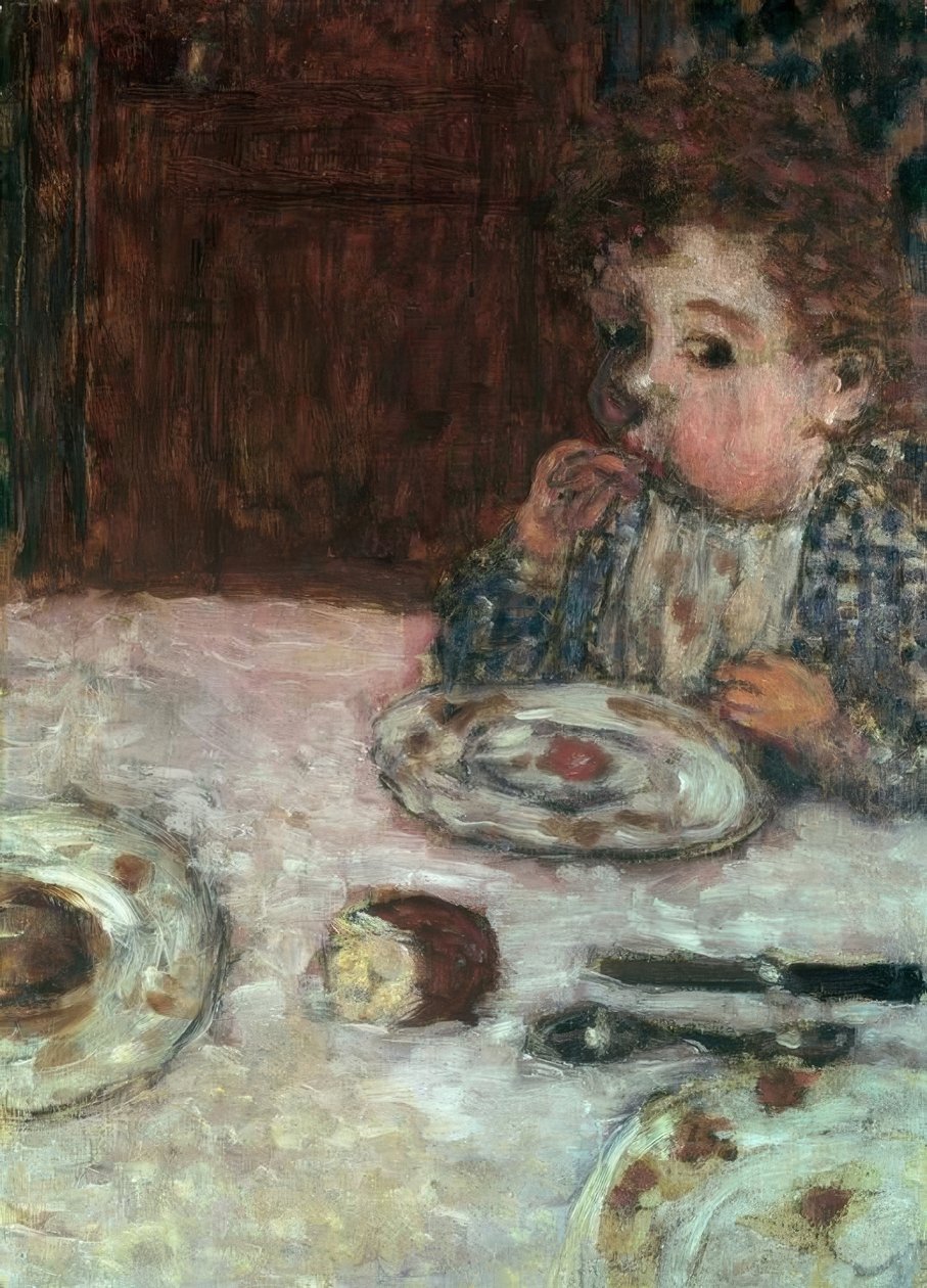 Dziecko na śniadaniu autorstwa Pierre Bonnard