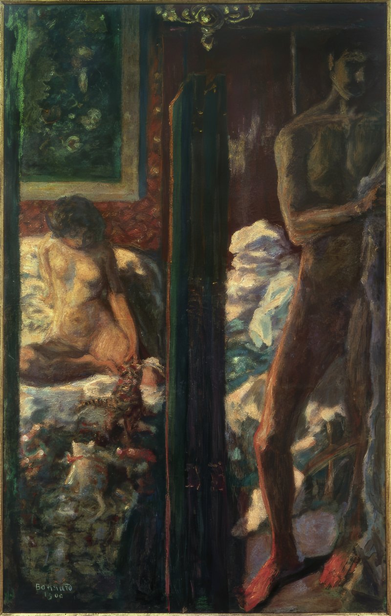 Mężczyzna i kobieta autorstwa Pierre Bonnard