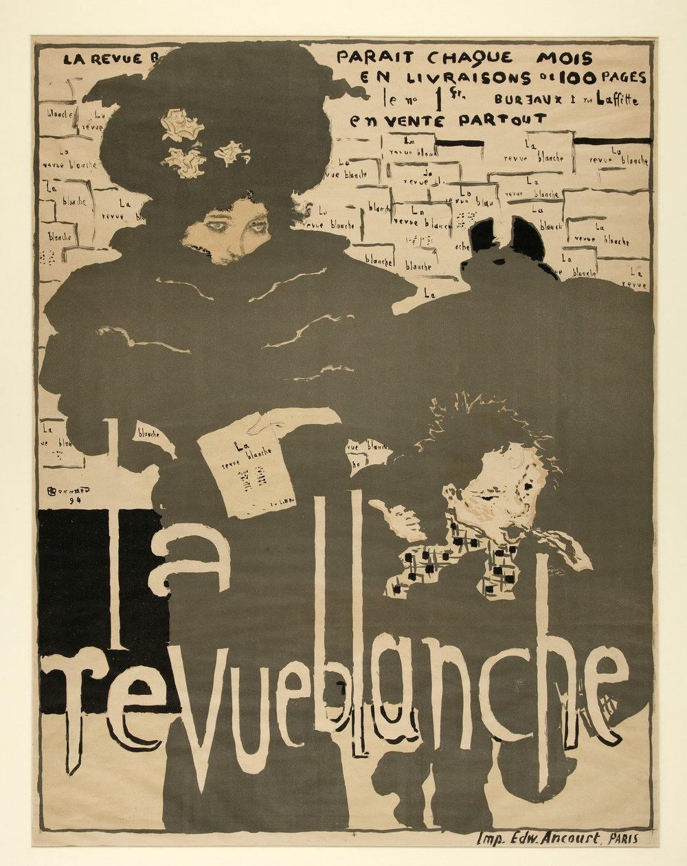 Biały Przegląd, wyd. 1894 (kolor lito) autorstwa Pierre Bonnard