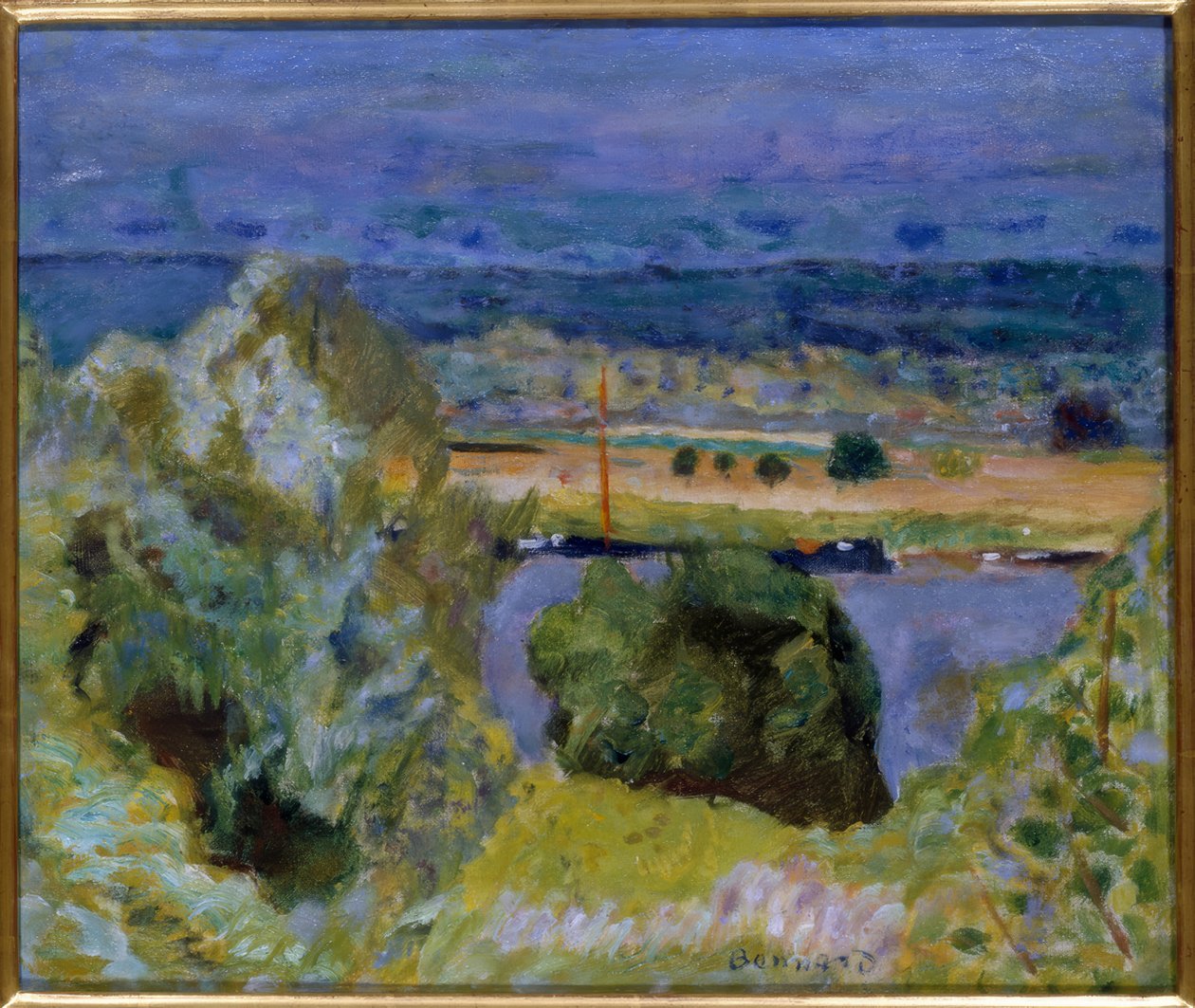 Sekwana w Vernon autorstwa Pierre Bonnard