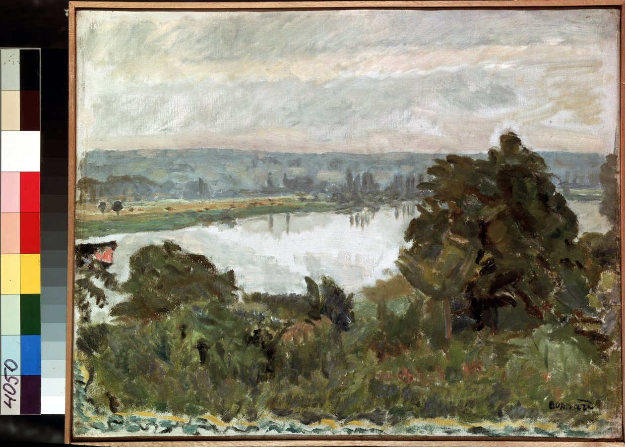 ""Sekwana koło Vernon"" (Sekwana koło Vernon) Obraz Pierre