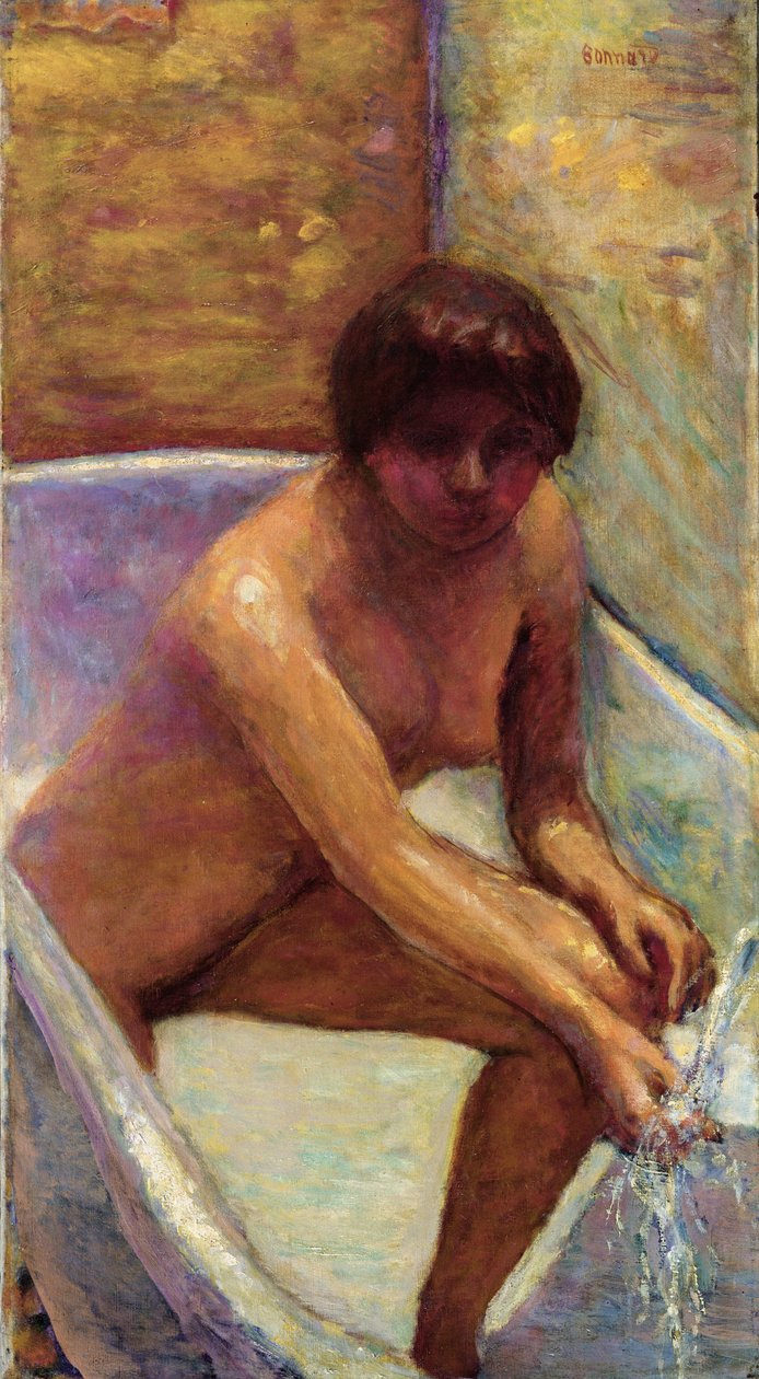 La Source, czyli Akt w wannie autorstwa Pierre Bonnard