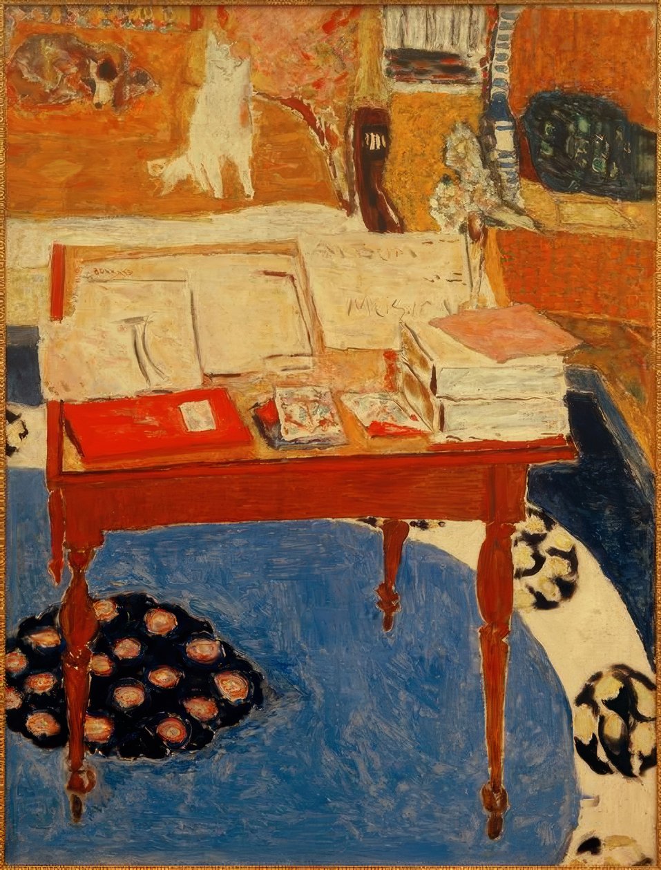 Stół roboczy autorstwa Pierre Bonnard