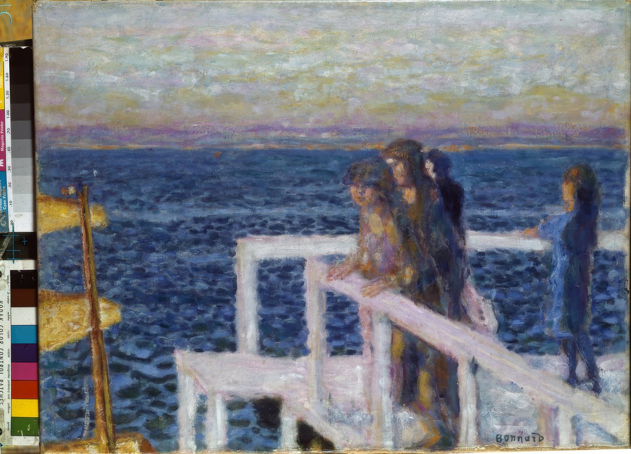 Lądowisko w Cannes autorstwa Pierre Bonnard