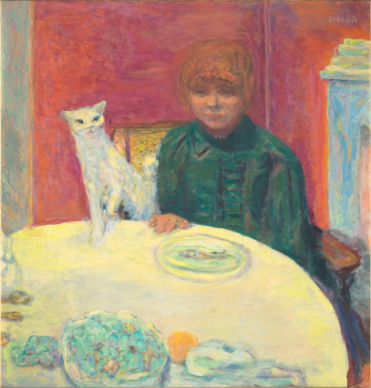 La femme au chat Kobieta z kotem, 1912. autorstwa Pierre Bonnard