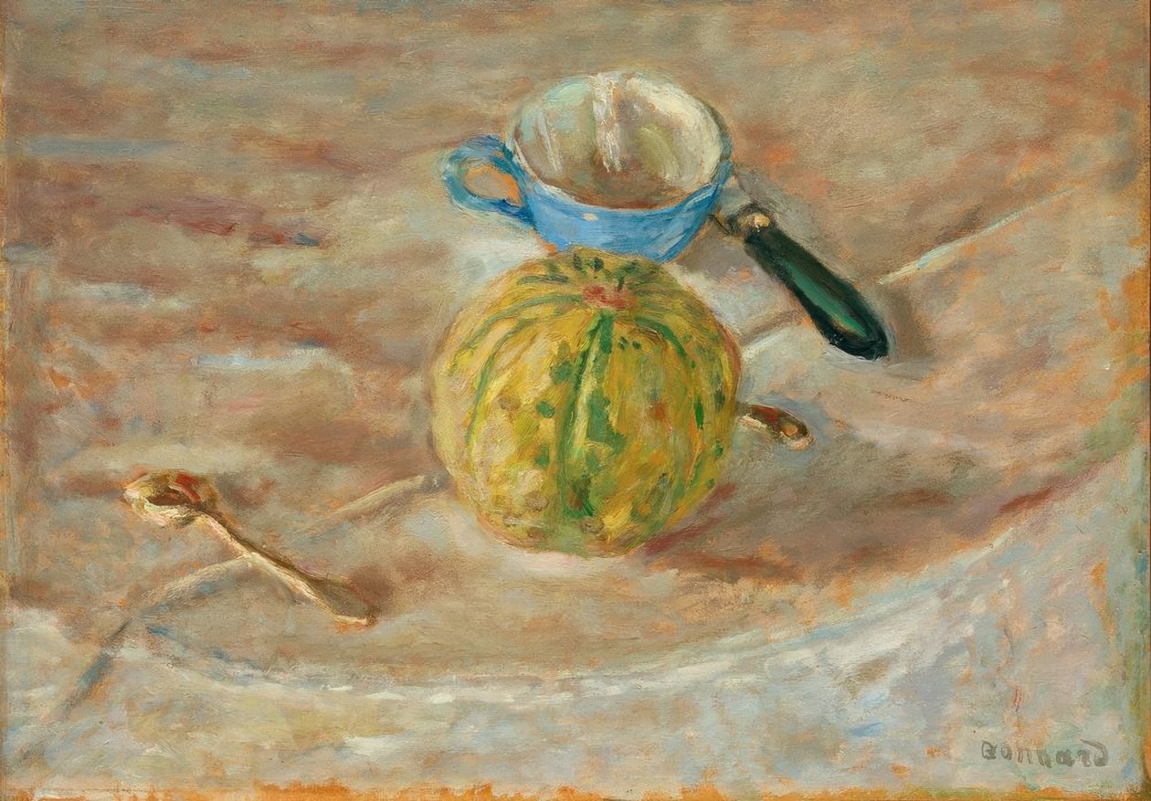 Niebieska filiżanka autorstwa Pierre Bonnard