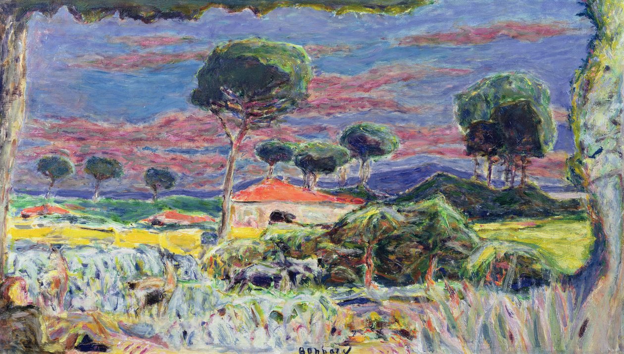 Krajobraz w południe autorstwa Pierre Bonnard