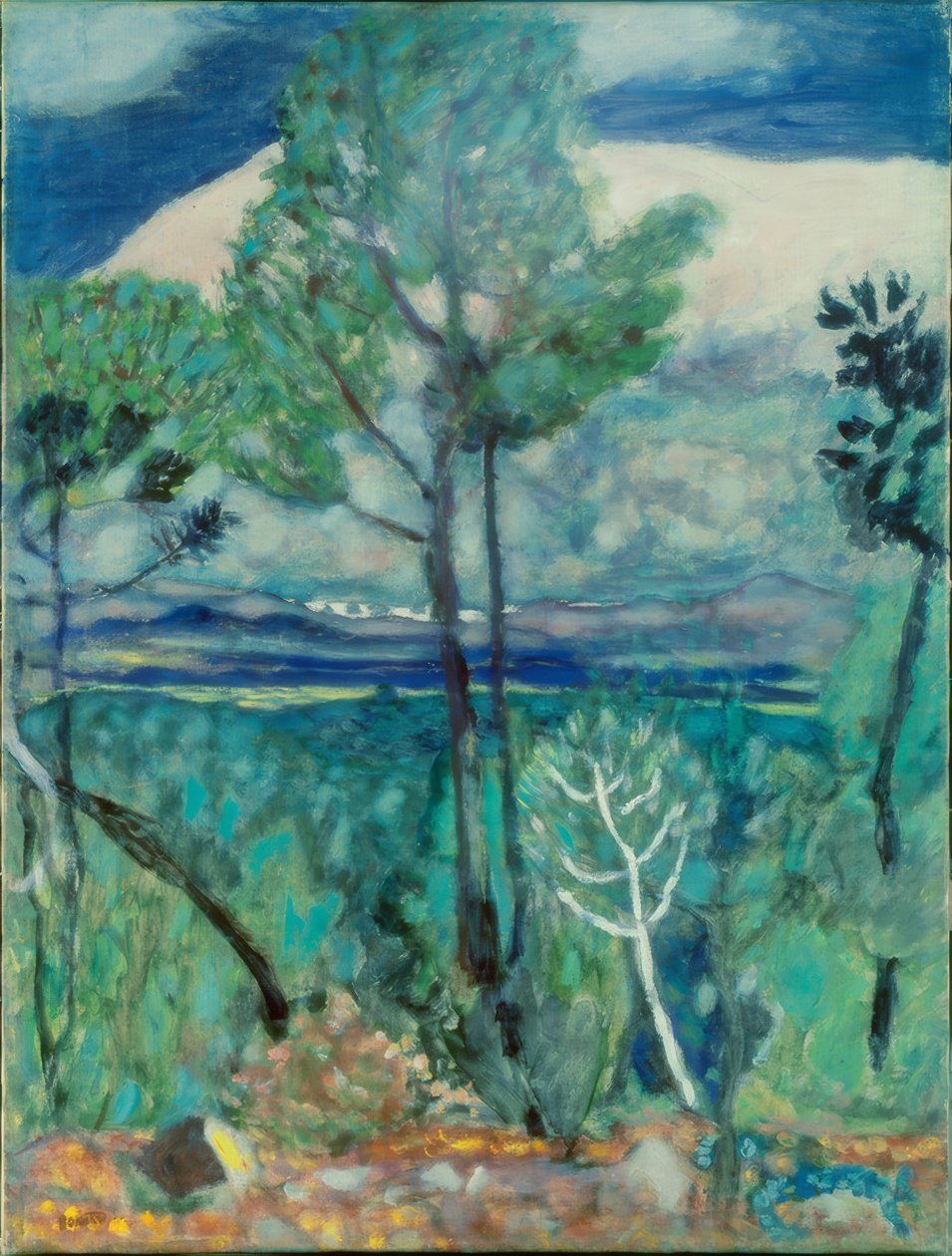 krajobraz autorstwa Pierre Bonnard