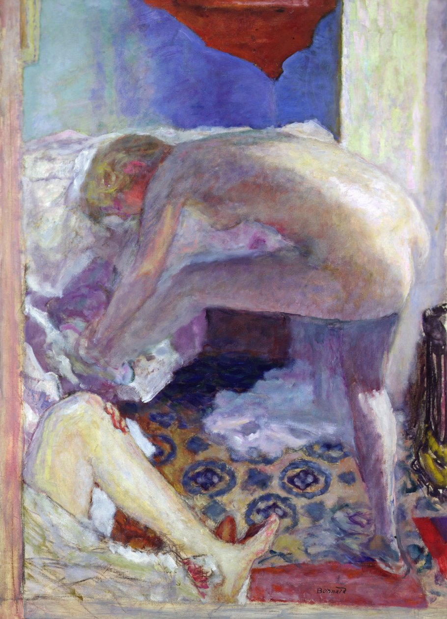 Grande nude polonês azul autorstwa Pierre Bonnard
