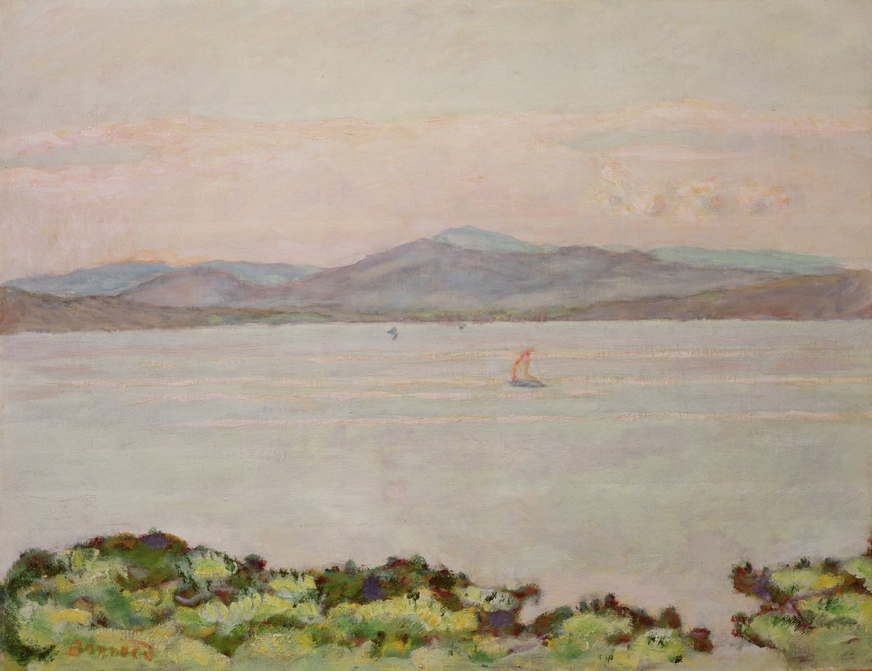 Zatoka między La Napoule a St. Raphael autorstwa Pierre Bonnard