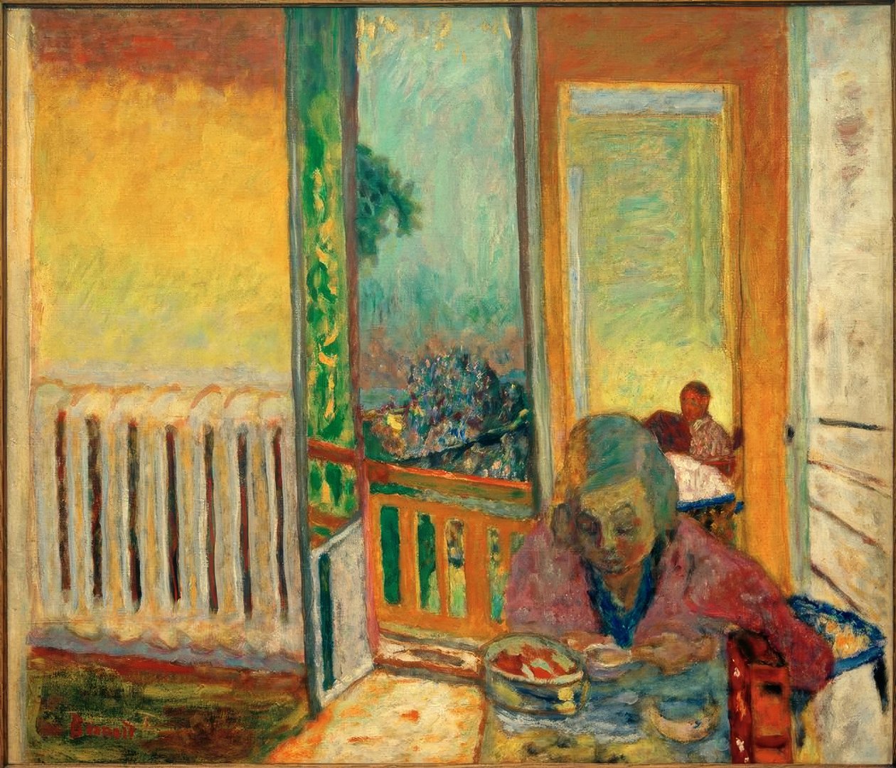 Śniadanie na kaloryferze autorstwa Pierre Bonnard